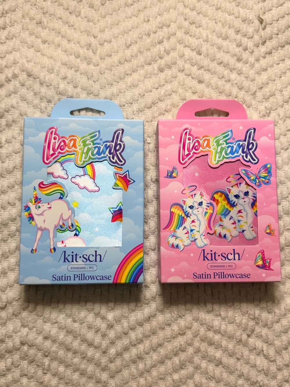 🤍New Kitsch x Lisa Frank Standard Pillowcase Set🤍